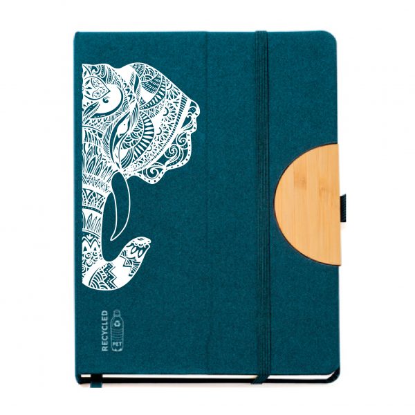 Bloc de notas diseño elefante
