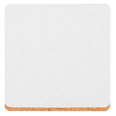 posavasos de corcho sublimación cuadrado